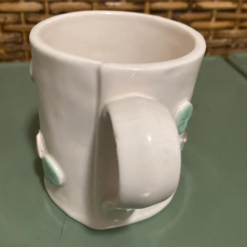 EUC Anthropologie Avril Mug Bird Vanessa Villarreal Ceramics Handpainted - Picture 2 of 7